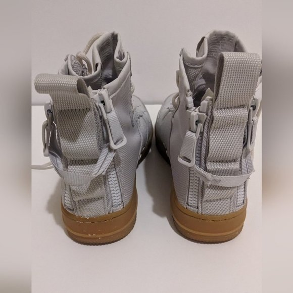 SF AF Air Force  1 Mid Vast Grey 7 Women - Picture 8 of 10